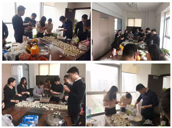 “幸福團(tuán)圓日，情暖寶潤達(dá)“，寶潤達(dá)新材冬至包餃子活動圓滿舉行